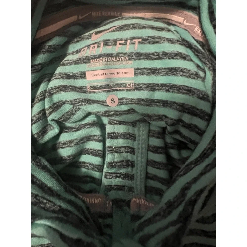 Nike Dri Fit Element 1/2 Zip Pullover Running Lot Of 2 Striped Womens‎ Sz S